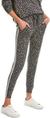 Kassie Cashmere-Blend Leopard Jogger-AB