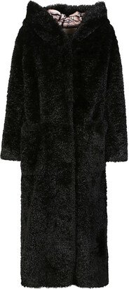 Curly Faux Fur Maxi Coat