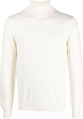 Roll-Neck Virgin Wool Jumper-AV