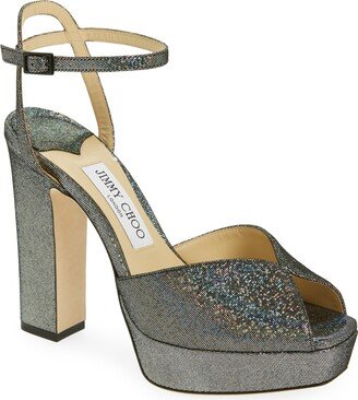 Sacaria Glitter Platform Sandal