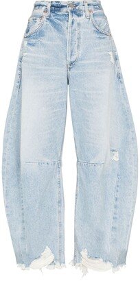 Horseshoe wide-leg jeans-AB