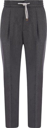 Drawstring Tailored Trousers-AA