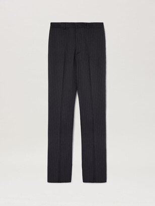 Pinstripes Slim Suit Pants