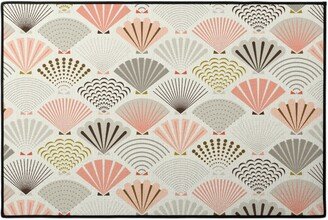 Door Mats: She Sells Seashells Door Mat, Multicolor