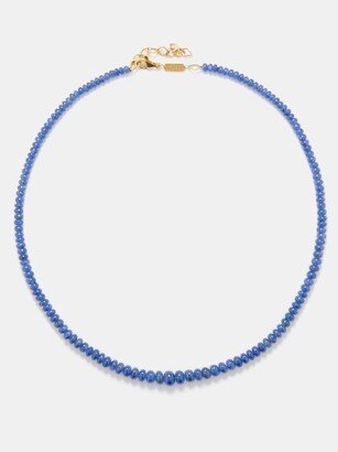 Rich Sapphire & 18kt Gold Necklace