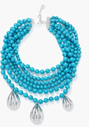 Tuckernuck Jewelry Turquoise and Silver Serena Necklace