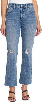 Lennon High Waist Ankle Bootcut Jeans