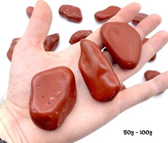 Red Jasper Tumbled Stones - By Weight | Rk25B48