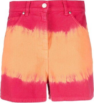 Tie-Dye Denim Shorts-AB