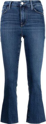 Le Crop mid-rise cropped jeans