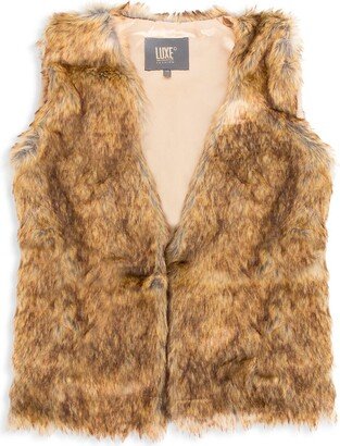 Luxe Faux Fur Faux Fur Vest-AC