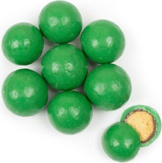 Just Candy Premium Gourmet Green Candy Milk Chocolate Malted Milk Balls 1.67 lb bag