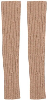 Graz cashmere fingerless arm-warmers