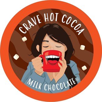 Crave Beverages Hot Chocolate Flavored Pods, Keurig 2.0, Milk Chocolate, 40 Count