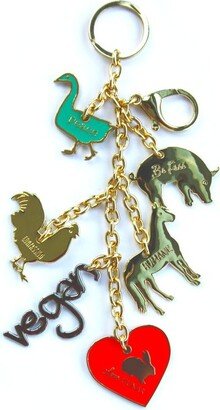 GUNAS New York Farm Charms Keychain