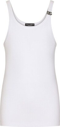 Logo-Plaque Sleeveless Vest-AA