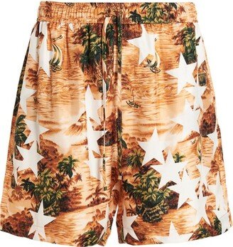 Tropical Star Bermuda Shorts