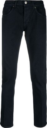 Slim-Cut Cotton Trousers-AF