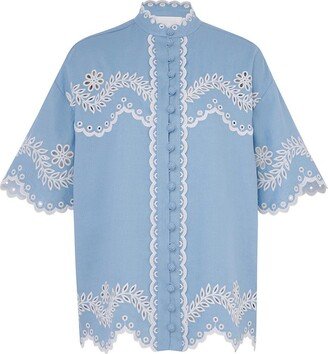 Junie Embroidered Shirt-AA