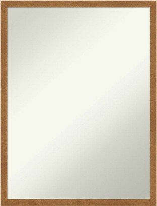 19 x 25 Non-Beveled Carlisle Blonde Narrow Wood Wall Mirror