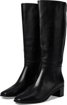 The Monterey Tall Boot in Extended Calf (True Black) Women's Boots