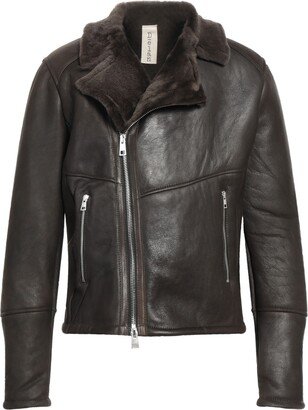 DELAN Jacket Dark Brown