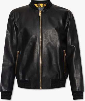 Leather Jacket - Black-AM