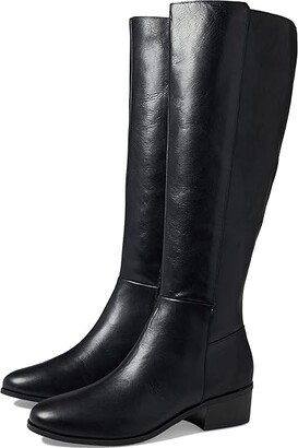 Rockport Evalyn Tall Boot (Black Leather) Women's Shoes