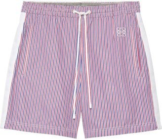 Striped Anagram Track Shorts