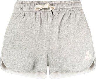 MARANT ÉTOILE Logo-Print Drawstring Shorts