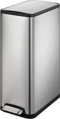 The 12 gal./45L Slim Step Can Stainless