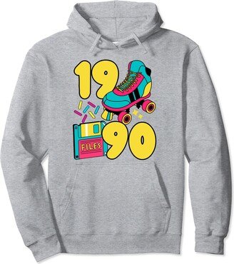 Vintage Birth Year 1990 I Miss The 90s I Miss The 90s Vintage Birth Year 1990 Old School Birthday Pullover Hoodie