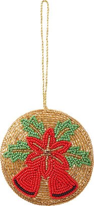 Beaded Holly Bells Tie On Multi