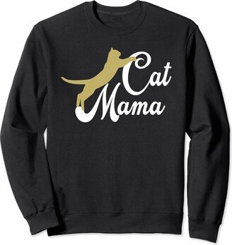 Cat Lovers Unite Proud Cat Mama Cute Paw Print Love Cats Pet Owner Product Sweatshirt