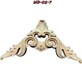 Square Chic Wood Embellishments Ornate Furniture Apliques Onlay Trim Supplies Home Wall European Style Decal-AK