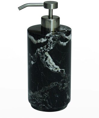 Marble Crafter Eris Collection Black Zebra Marble Soap Dispenser