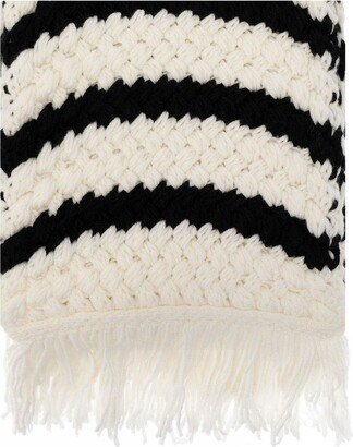 The Mariner Fringed Scarf-AA