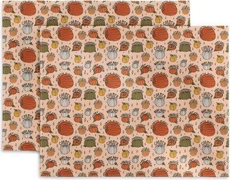 Doodle By Meg Types of Pumpkins Print Set of 4 Placemats