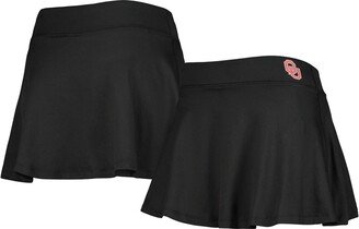 Women's ZooZatz Black Oklahoma Sooners Flowy Skort