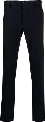 Skinny-Leg Cotton Trousers