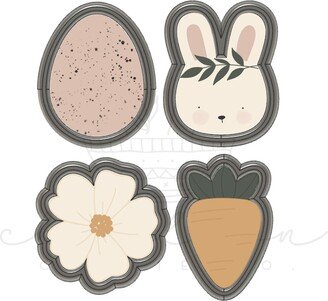 Easter Set B | 4Pc Cookie Cutter