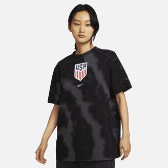 USMNT Crest Women's Soccer T-Shirt in Grey