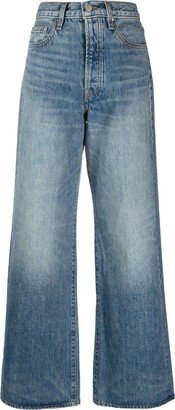 High-Rise Wide-Leg Jeans-AP