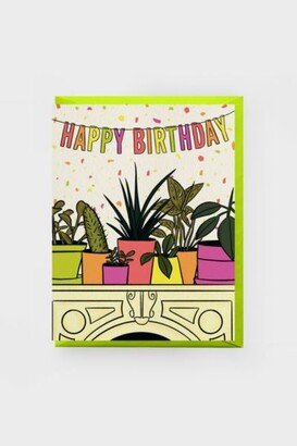 Boss Dotty House Plants Birthday Card