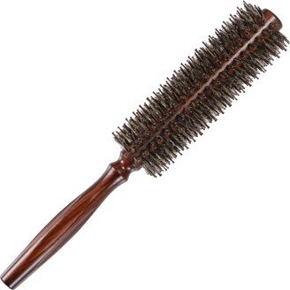 Unique Bargains Nylon Bristle Round Curling Hair Ruled Comb Brown 1 Pc 14 Row