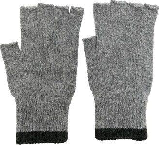 Fingerless Cashmere Gloves-AC