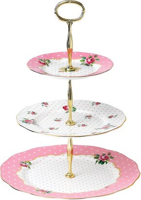 Cheeky Pink Three-tier Cake Stand