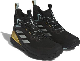 adidas Outdoor Terrex Free Hiker 2 GTX (Core Black/Wonder Silver/Semi Flash Aqua) Men's Shoes