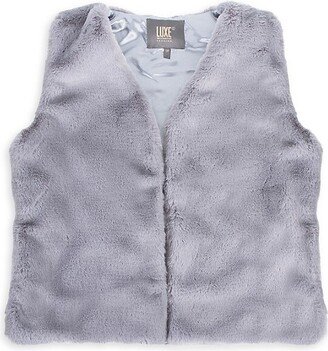 Luxe Faux Fur Faux Rabbit Fur Vest