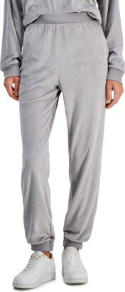 Grayson Threads, The Label Juniors' High-Rise Velour Joggers